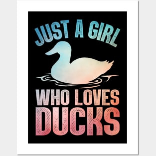 Cool Duck Girls Rubber Duck Yellow Mandarin Ducks Posters and Art